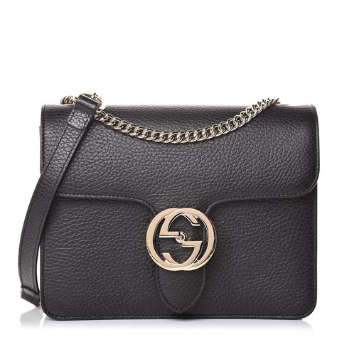 gucci black interlocking g bag|gucci dollar interlocking bag.